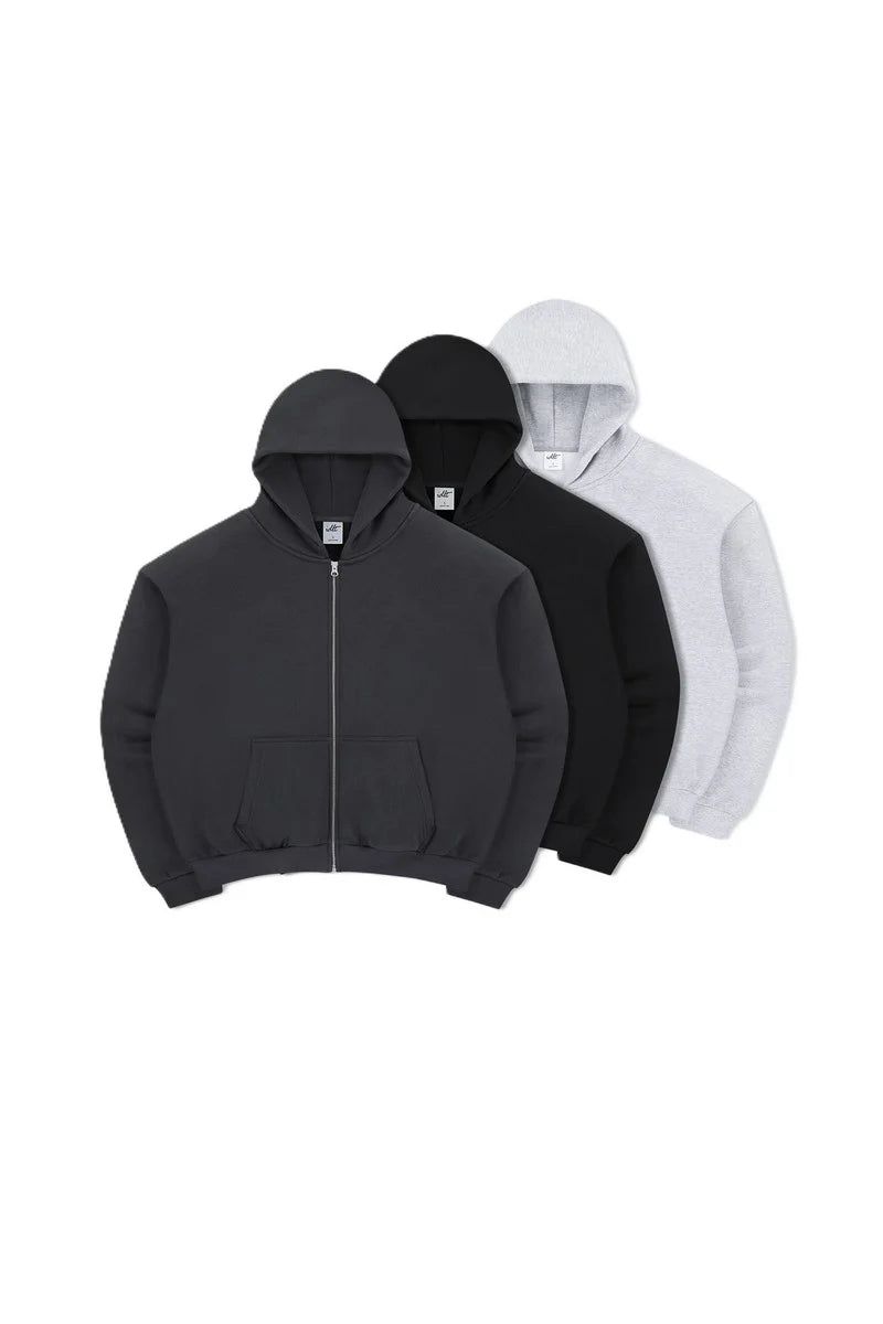IDLT Basicsの「Padded Shoulder Fleece Zip Hoodie(Tops)」