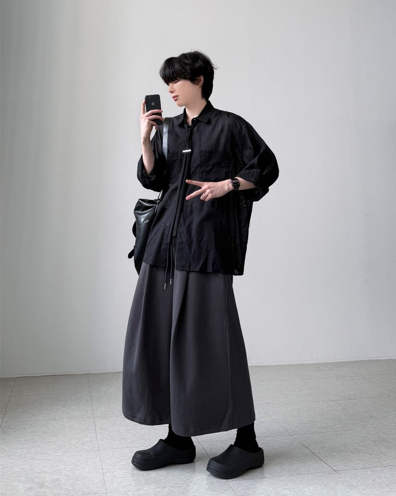 Asai Crop Wide Pants