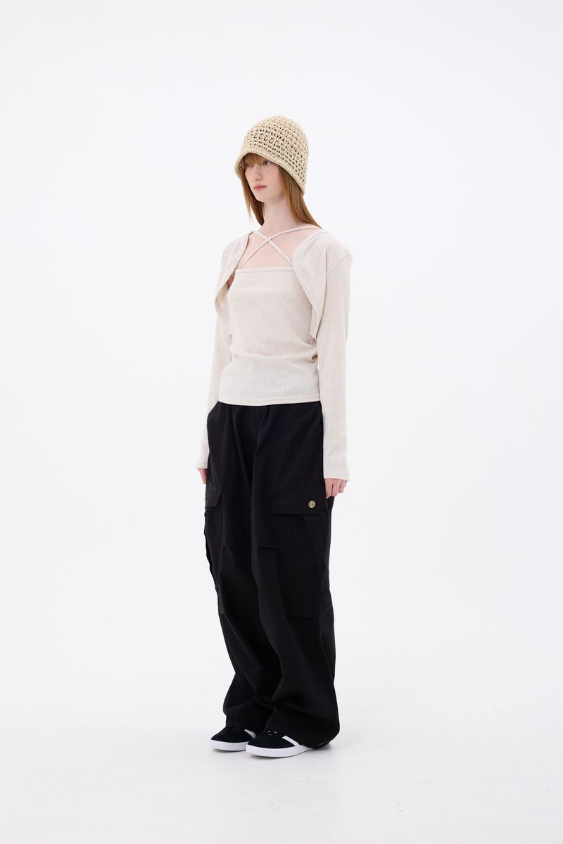ARIOSO BOLERO SET / BEIGE