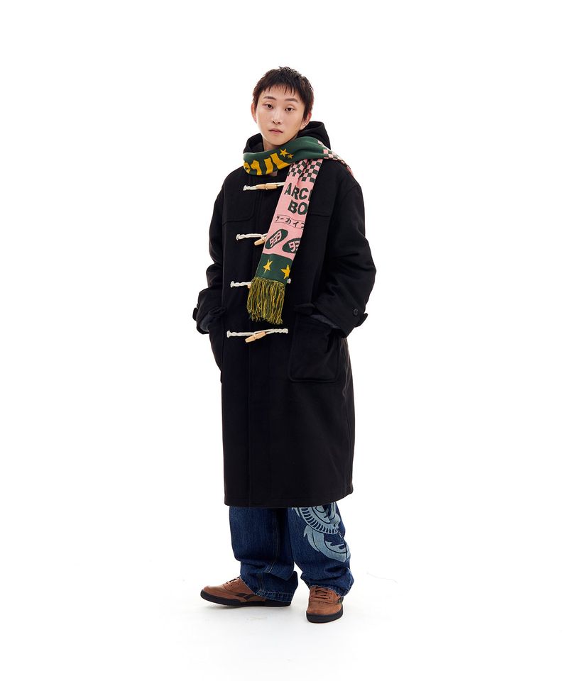 AB LONG DUFFLE COAT (BLACK)