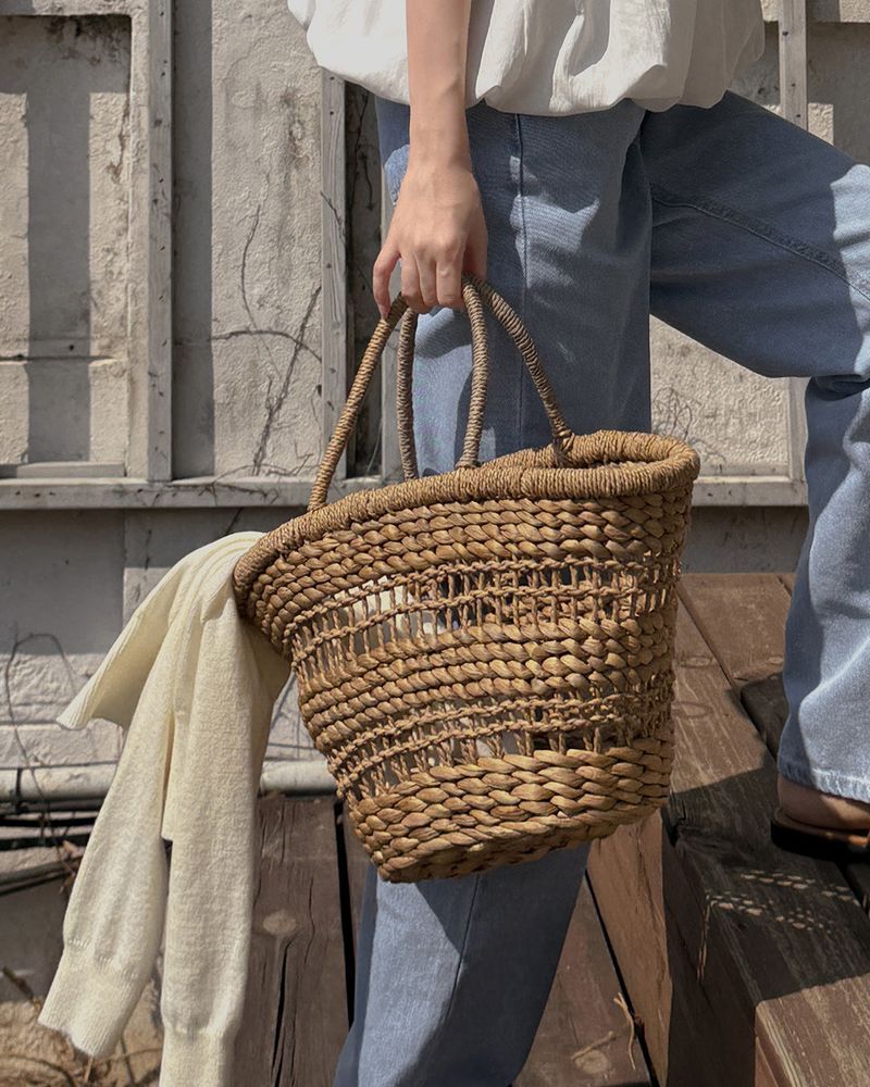 MAYBINS（メイビンス）の「Tania Rattan tote bag（Bags）」