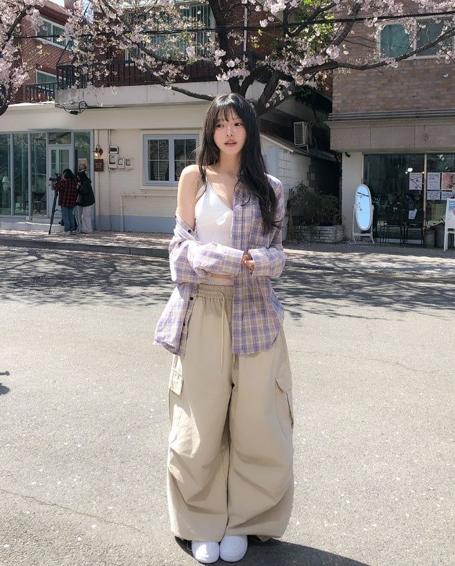 Hani Summer Loose Fit Check Shirt