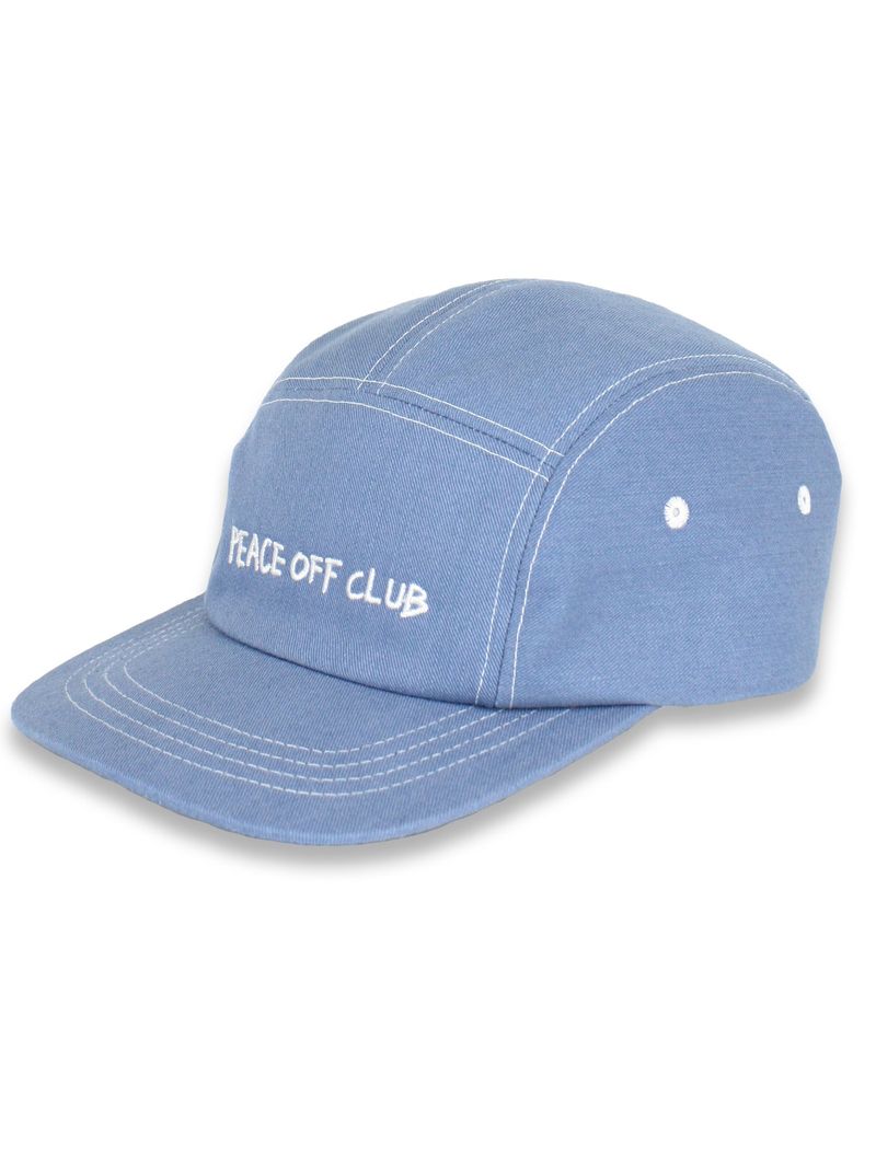peaceoffclub（ピースオフクラブ）の「Signature Logo Camp_Cap BLUE（Hats）」