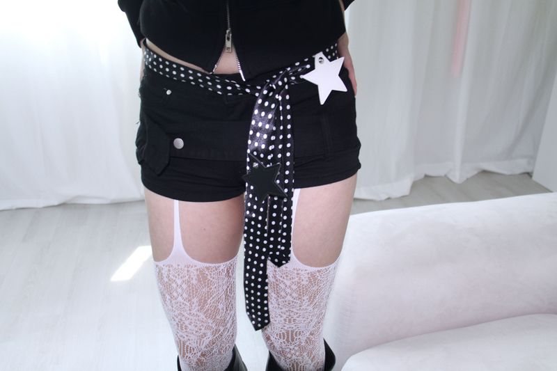 Belt Detail Span Shorts