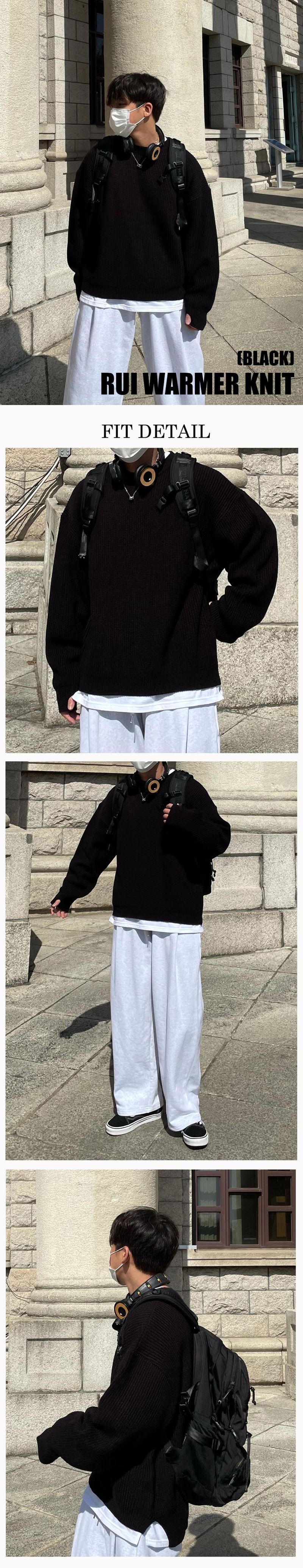 CLO WARMER ROUND KNIT(4COLOR)