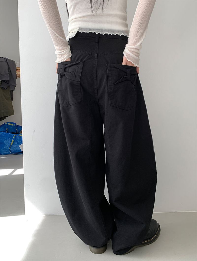 RIBBON BALLOON PANTS (2C)