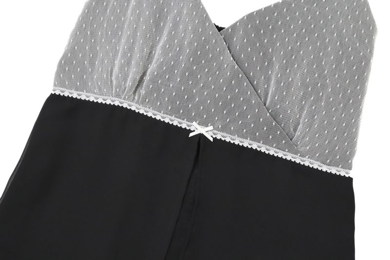 Lisha wrap sleeveless (black)