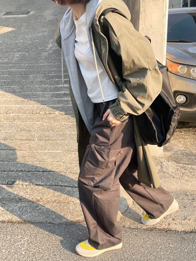 Pelee ash cargo pants