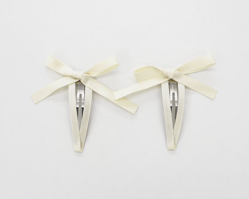 [2 sets] Mitch ribbon hairpin