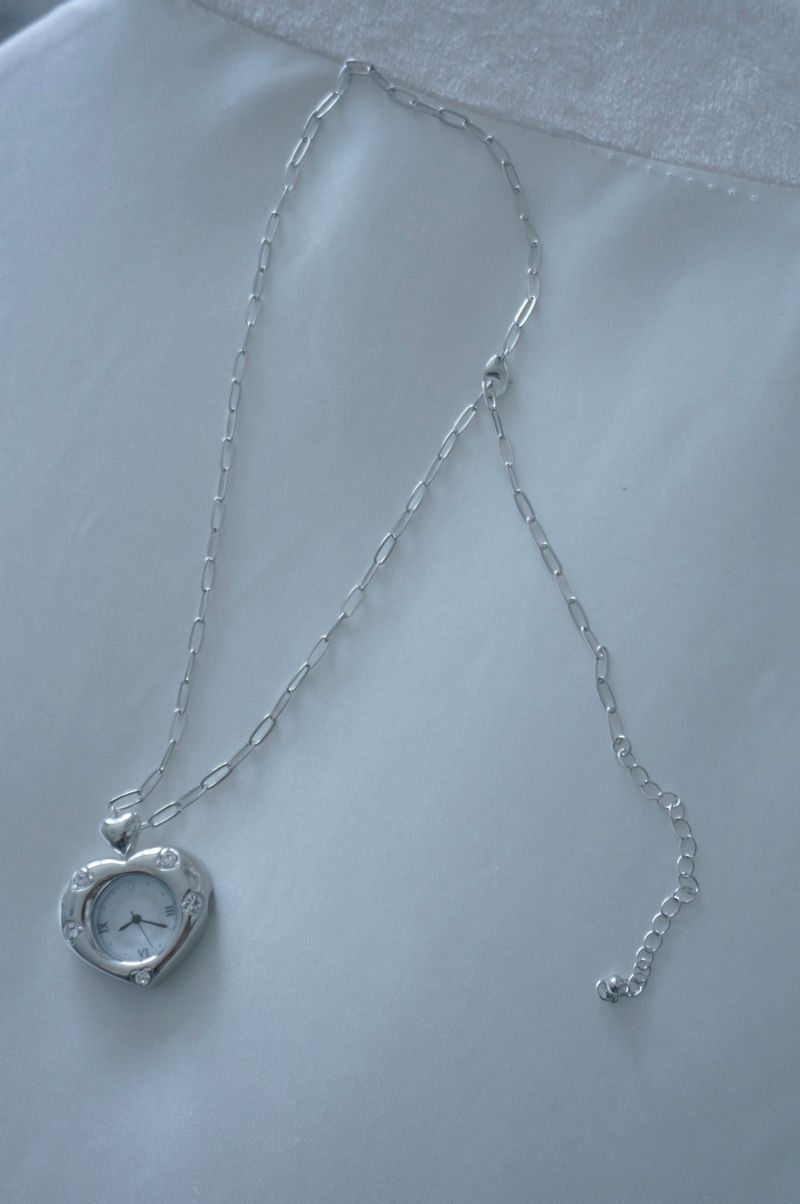 Heartbeam watch necklace