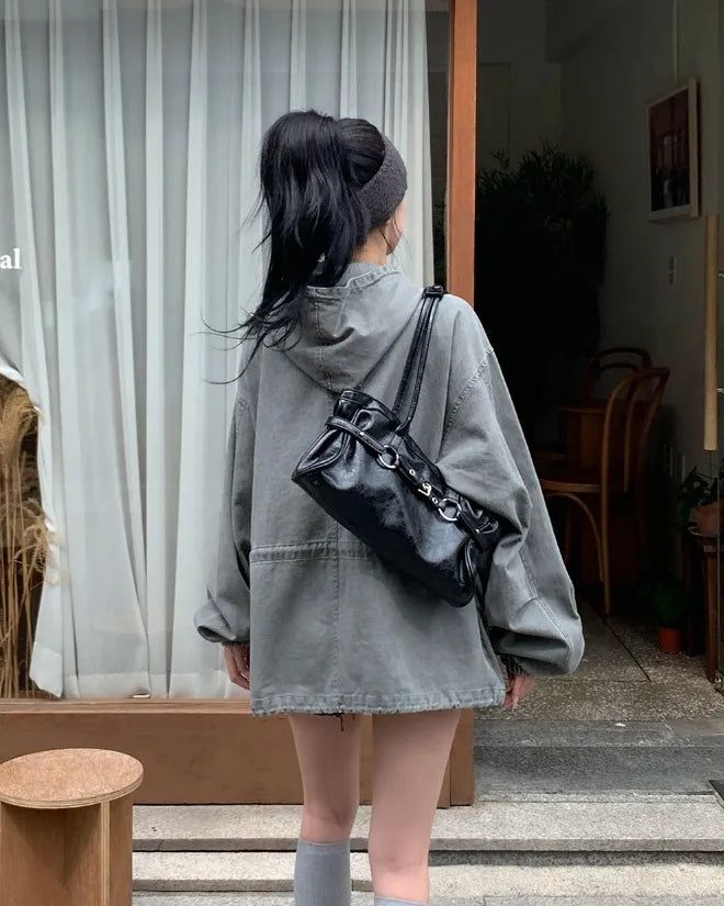 Pint Washed Short Hooded Field Jacket