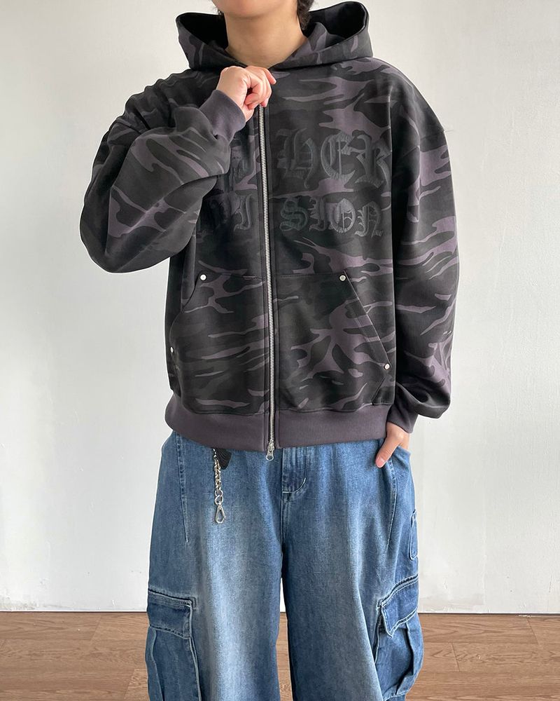 Recon Camo Hood Zip-Up