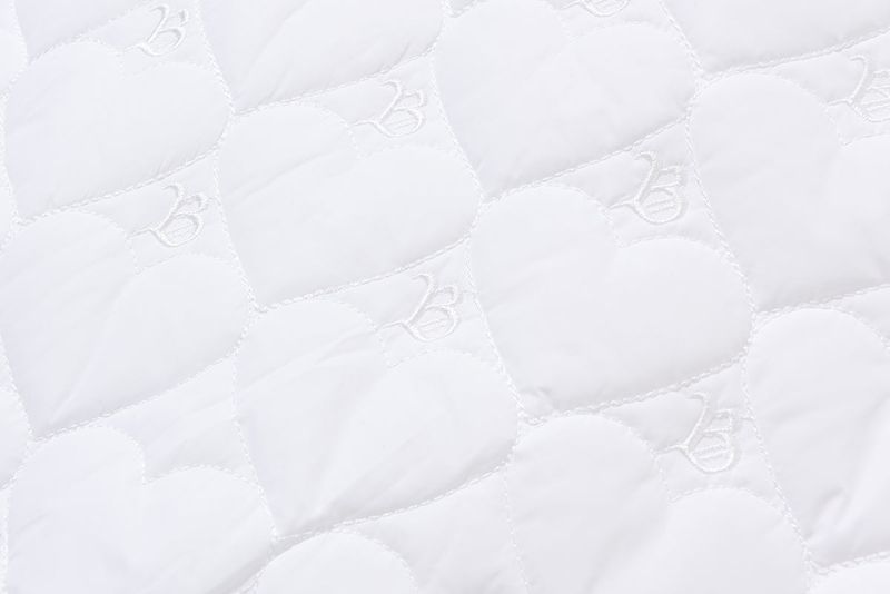 Heart Quilted Skirt (White)