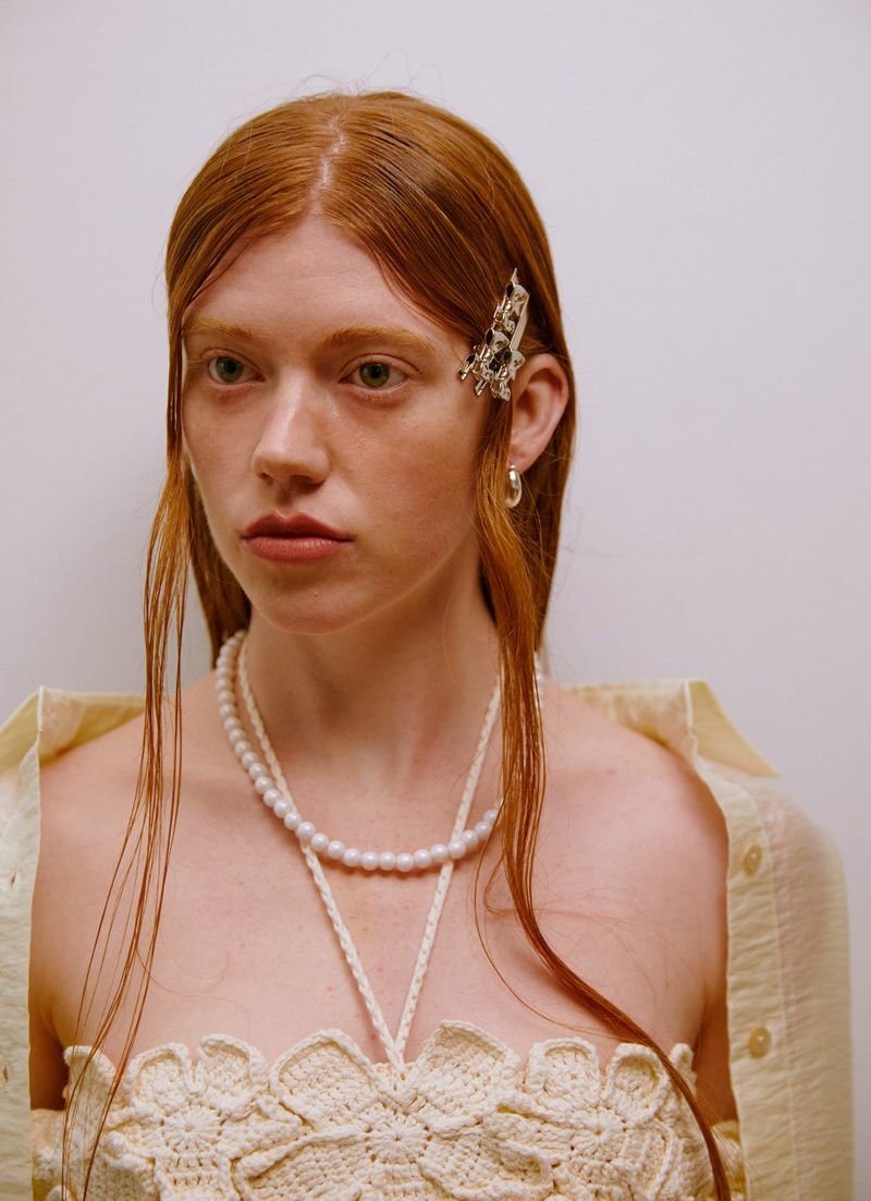 Pleated Ribbon Hairpin