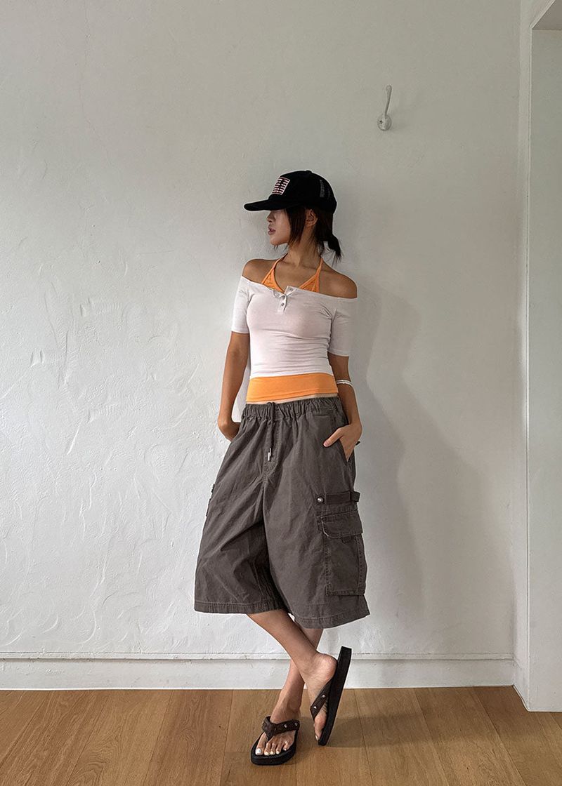 VINTAGE CARGO BERMUDA PANTS