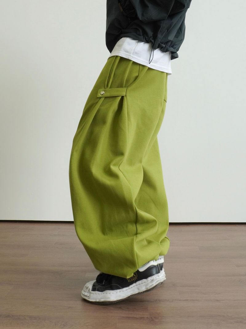 Pinch Side Snap Sweat Pants 6C