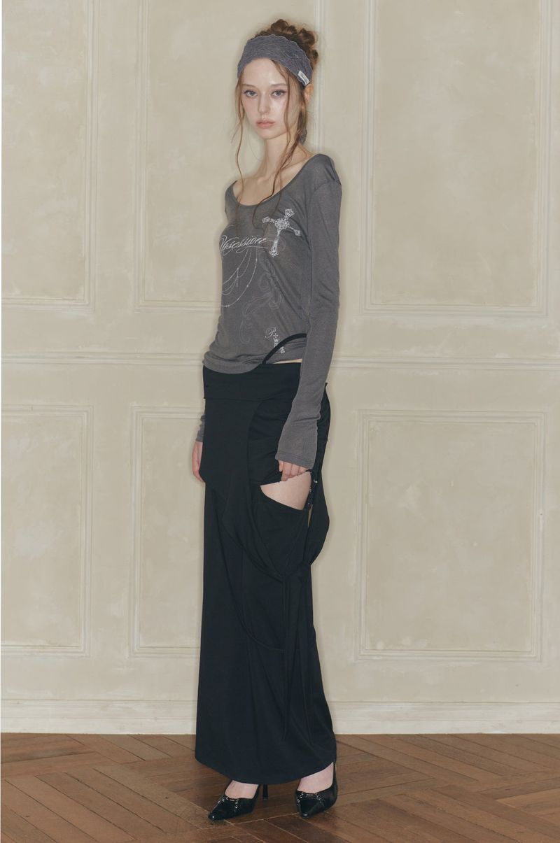DUSK GRAPHIC TEE charcoal