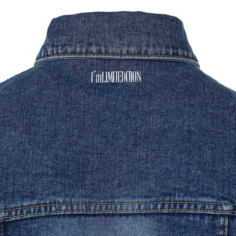 8287 Limitedition Crop Denim Jacket (Blue)