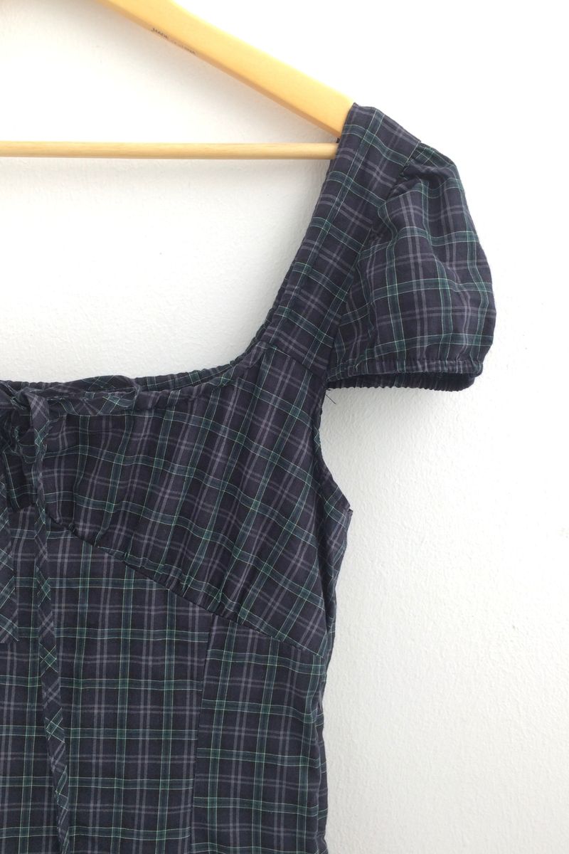 Vintage Mori Checkered Dress