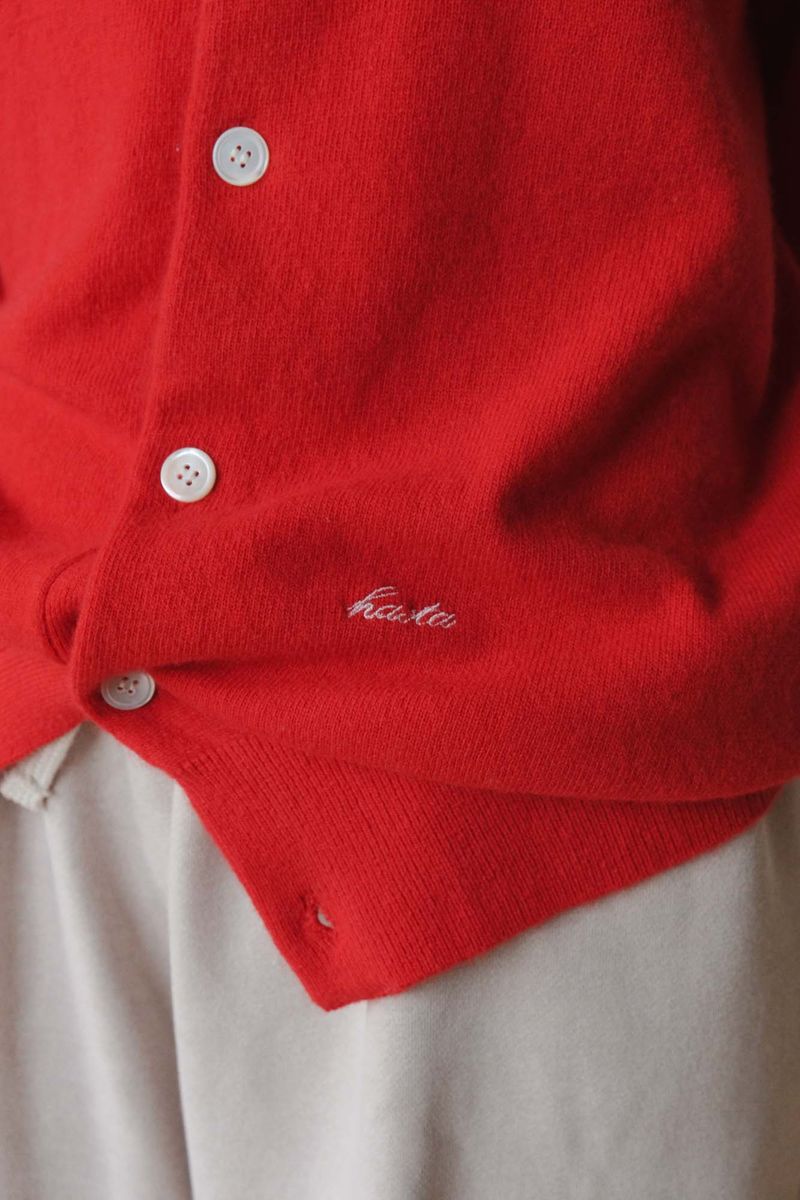 Cash Blend Knit Cardigan (Red)