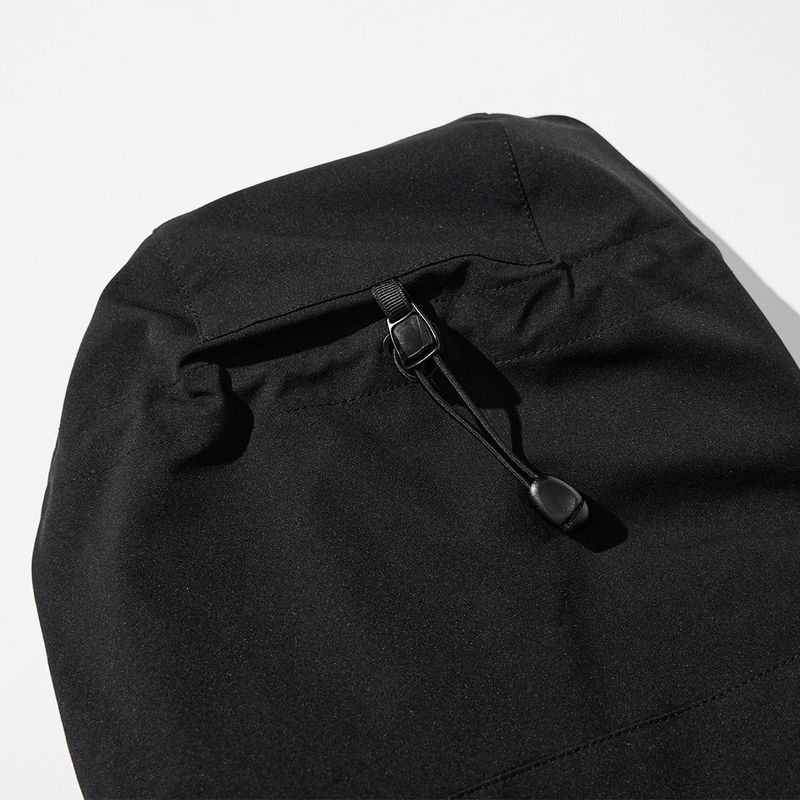 3 Layer Hard Shell Mid-Jacket - BLACK