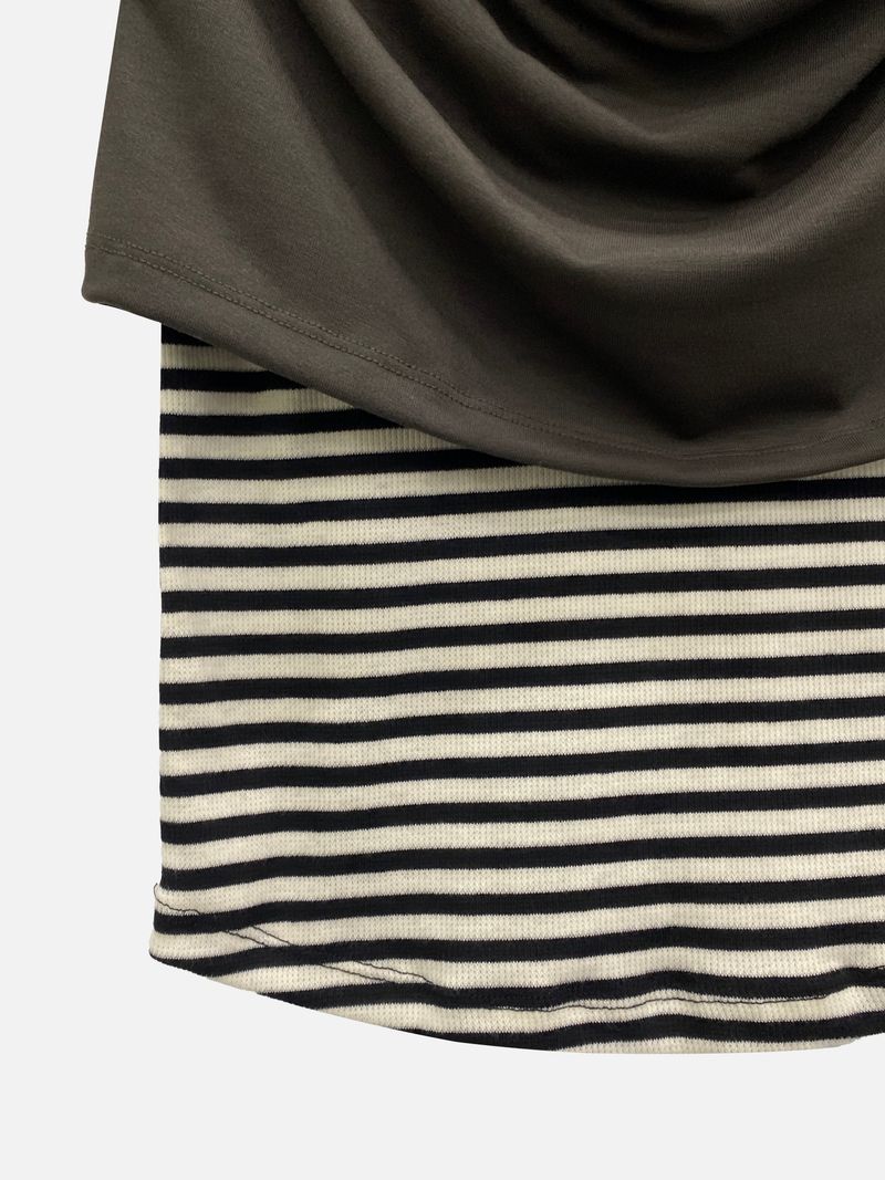 Draped Layered T-Shirt (2c)