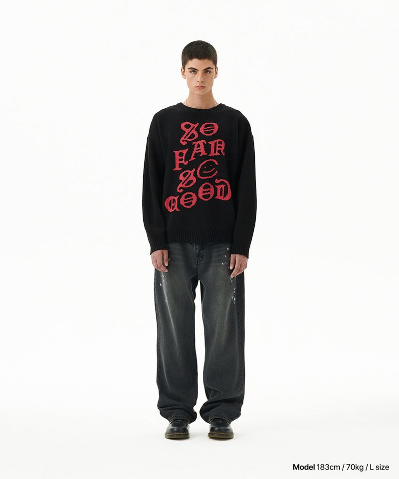 SO FAR SO GOOD KNIT SWEATER