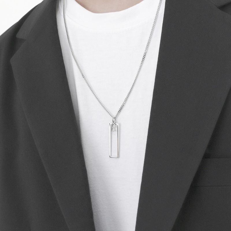 a men's chain necklace_CLEF B-CLIP STICK NEC