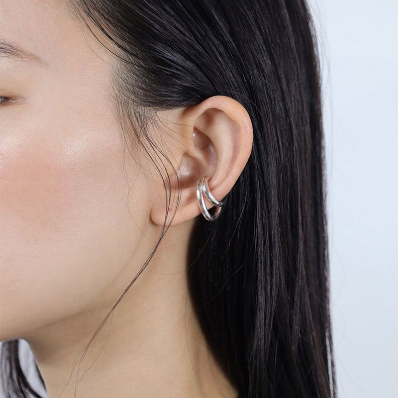 【MADE】 Two lines earcuff glossy