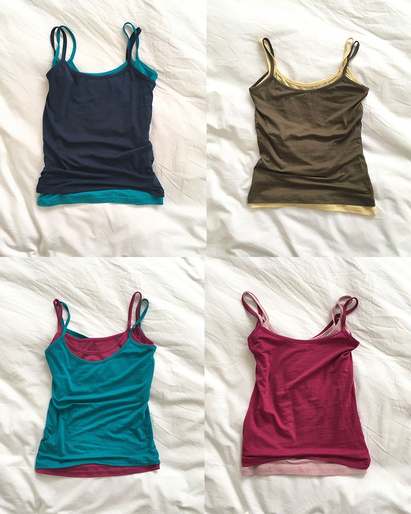 WONDER WONDER(ワンダーワンダー)の「Esom Layered Sleeveless Top(Tops)」