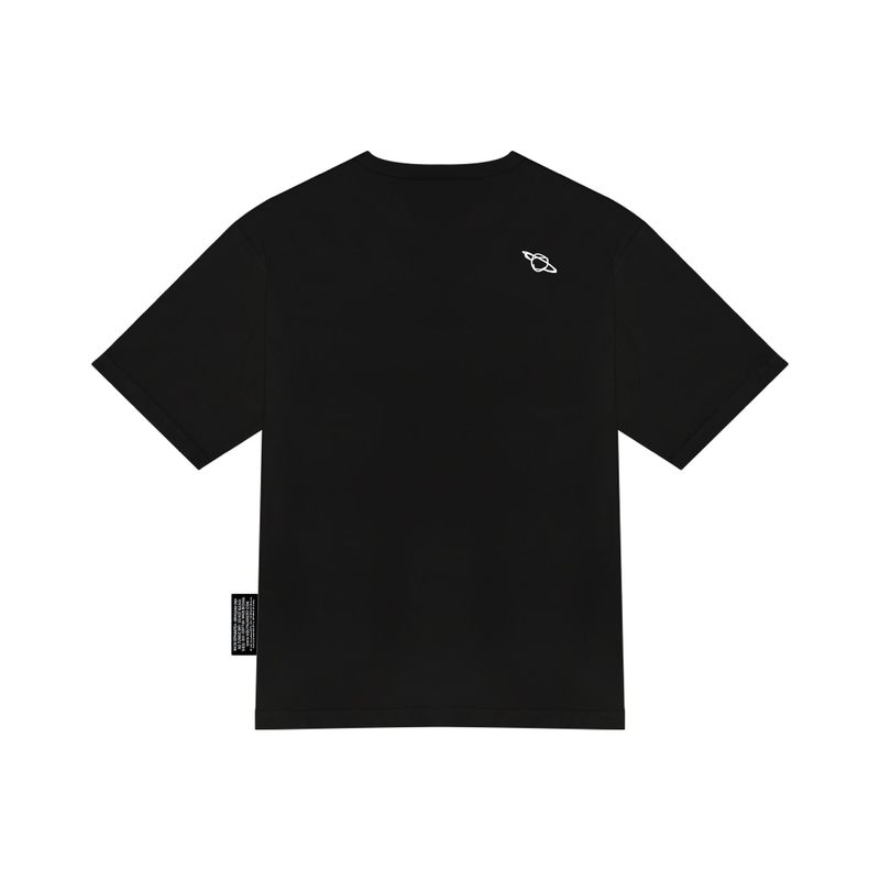 HOLYNUMBER7 X DKZ JAECHAN LETTERING BLACK T-SHITRS
