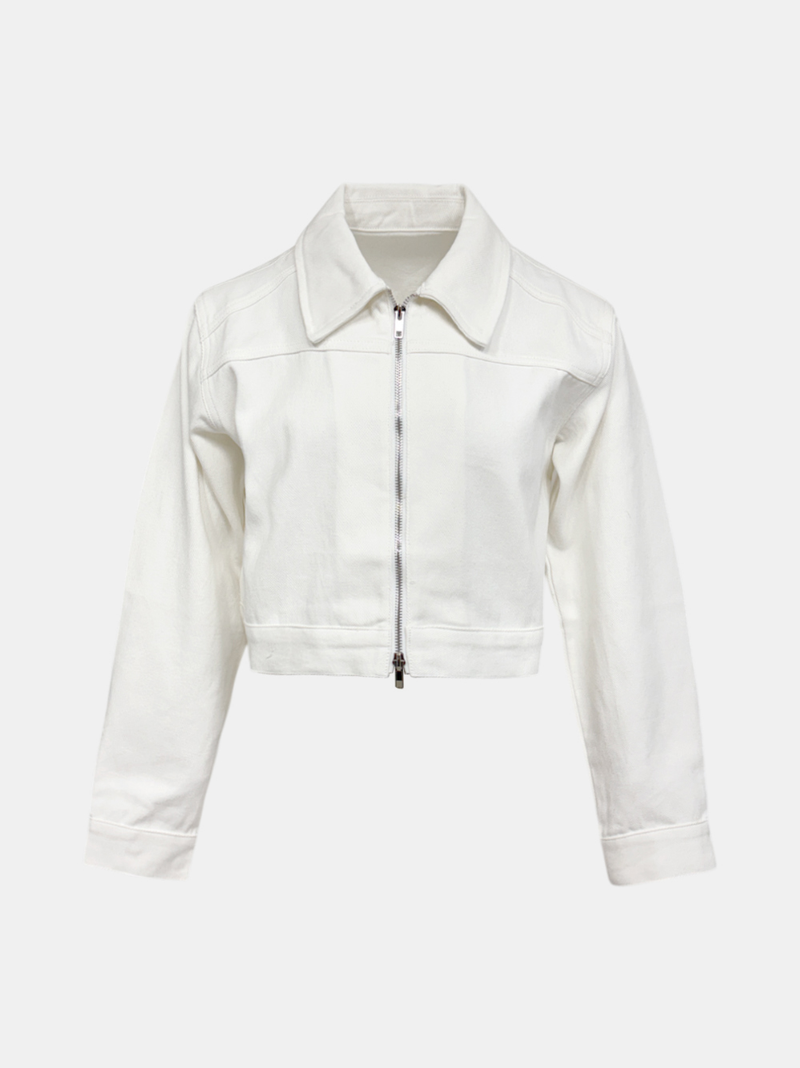 Cozy Basic Crop Jacket