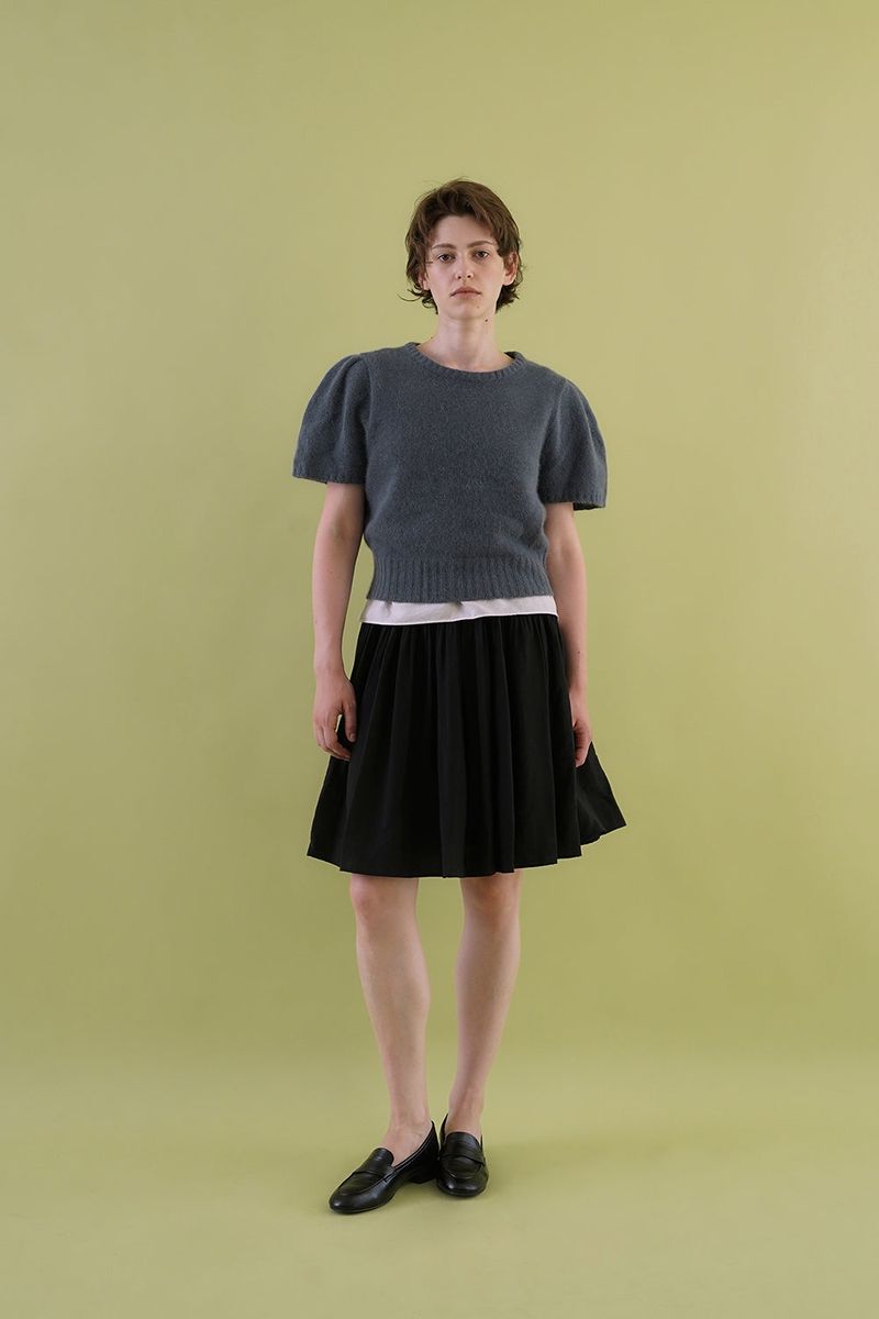 Sleek tensel skirt_black
