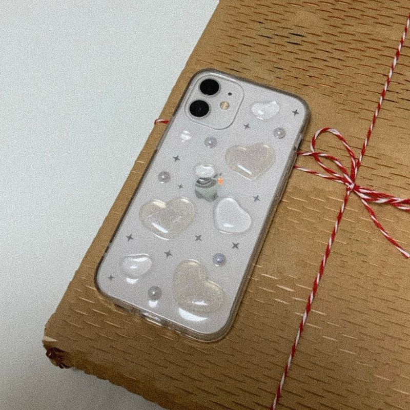 [MADE] Soft heart Resin Case