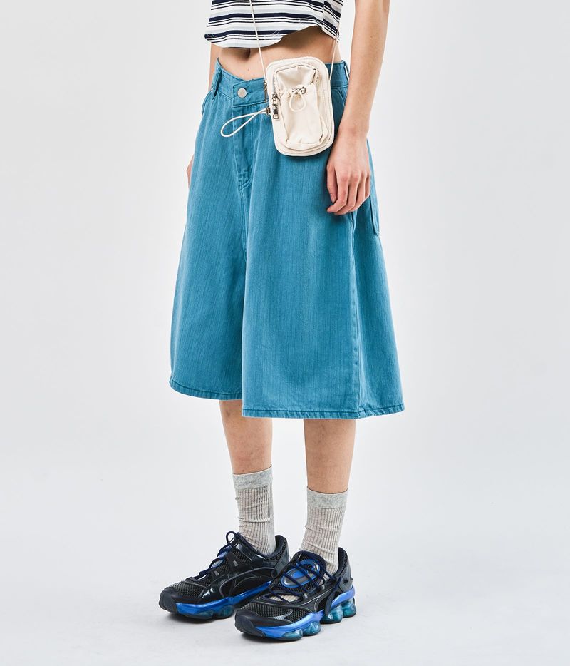 HIFIFNK(ハイファイファンク)の「Tar Dyeing Bermuda Denim (2color)(Pants)」