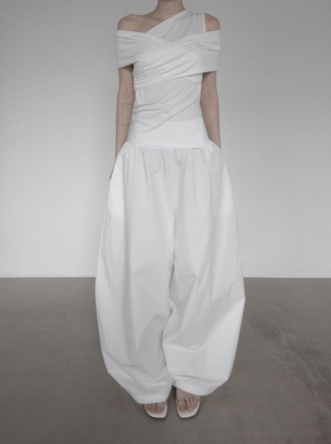 mnem（ムネム）の「Arco Maxi Curved Pants（Pants）」