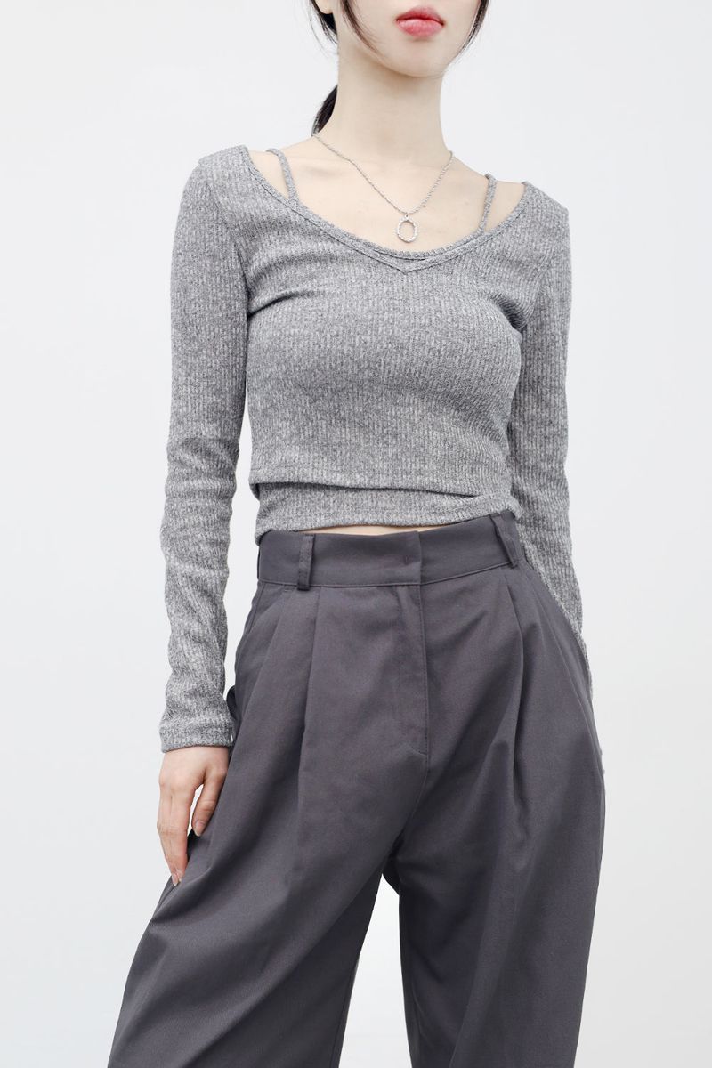 NONCODE（ノンコード）の「Bellesa V-neck Cardigan + Nashi Set（Tops）」