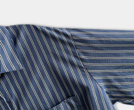 Early Stripe Oversized Shirt / 2 colors