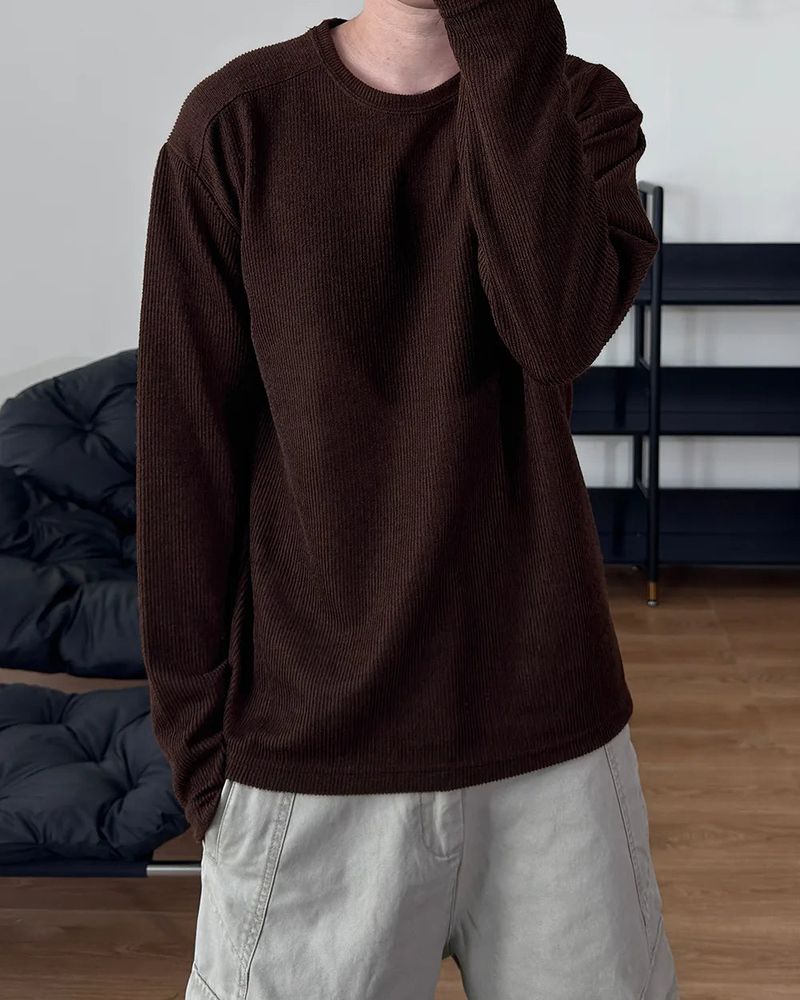 Roen wide cut shoulder knit
