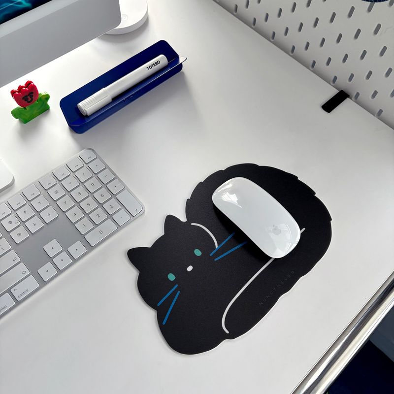 Mouse Pad black cat