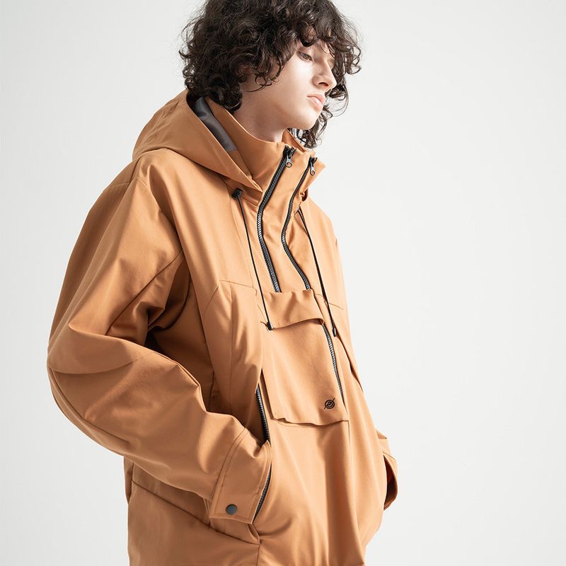 3 Layer Hard Shell Mid-Jacket - ORANGE