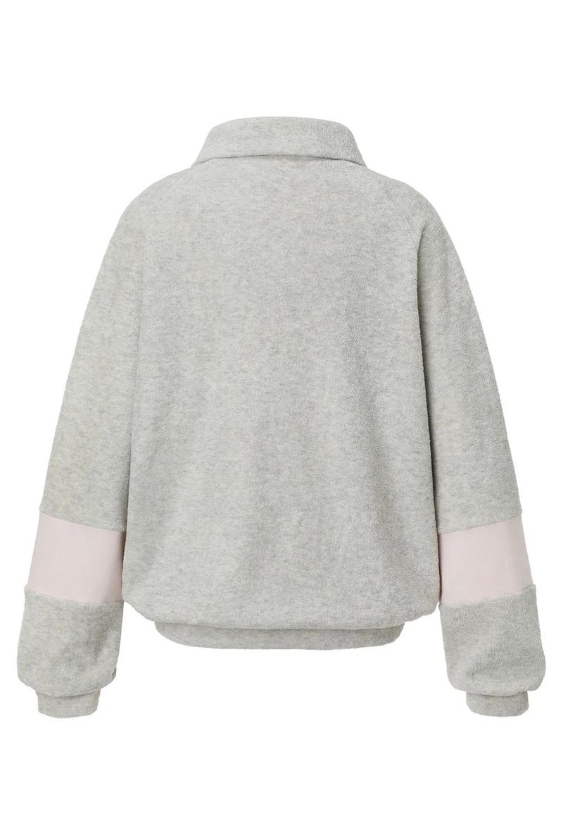 Terry block sweatshirt