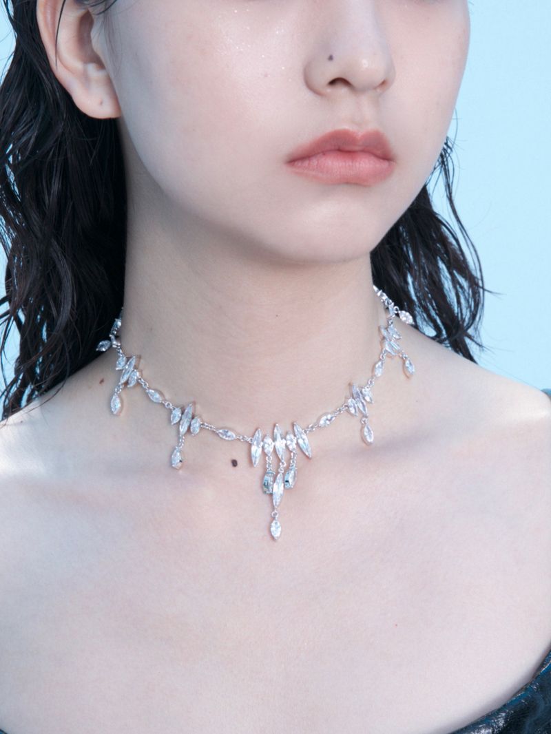 Drop Choker Necklace - "Radiant" Collections