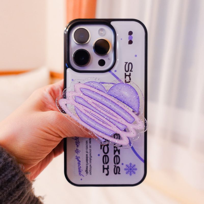 【MADE】Snow epoxy phone case(2 colors)