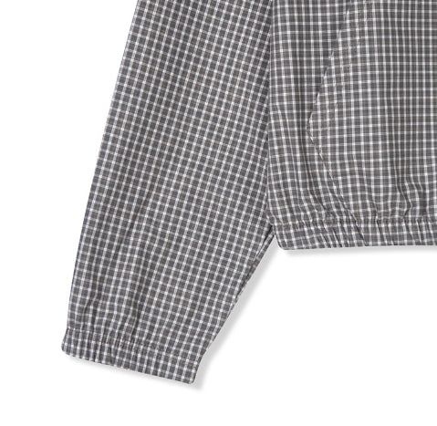 Moa Two Way Check Hood Zip-Up