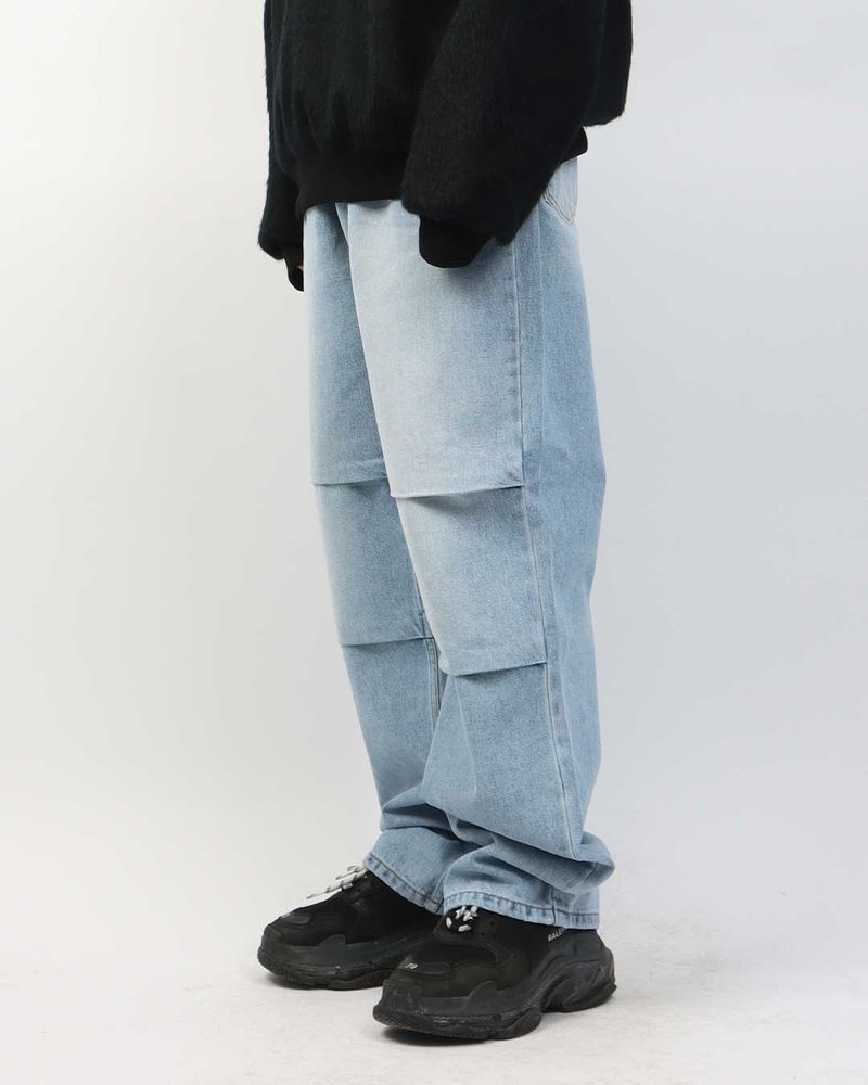 PANATIQUE（パナティーク）の「Knee Double Pintuck Denim Pants_2color（Pants）」