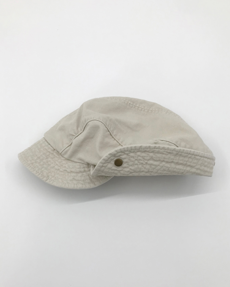 Washed flap bucket hat (2color)