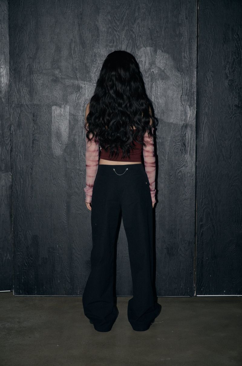 classic cargo slacks - black