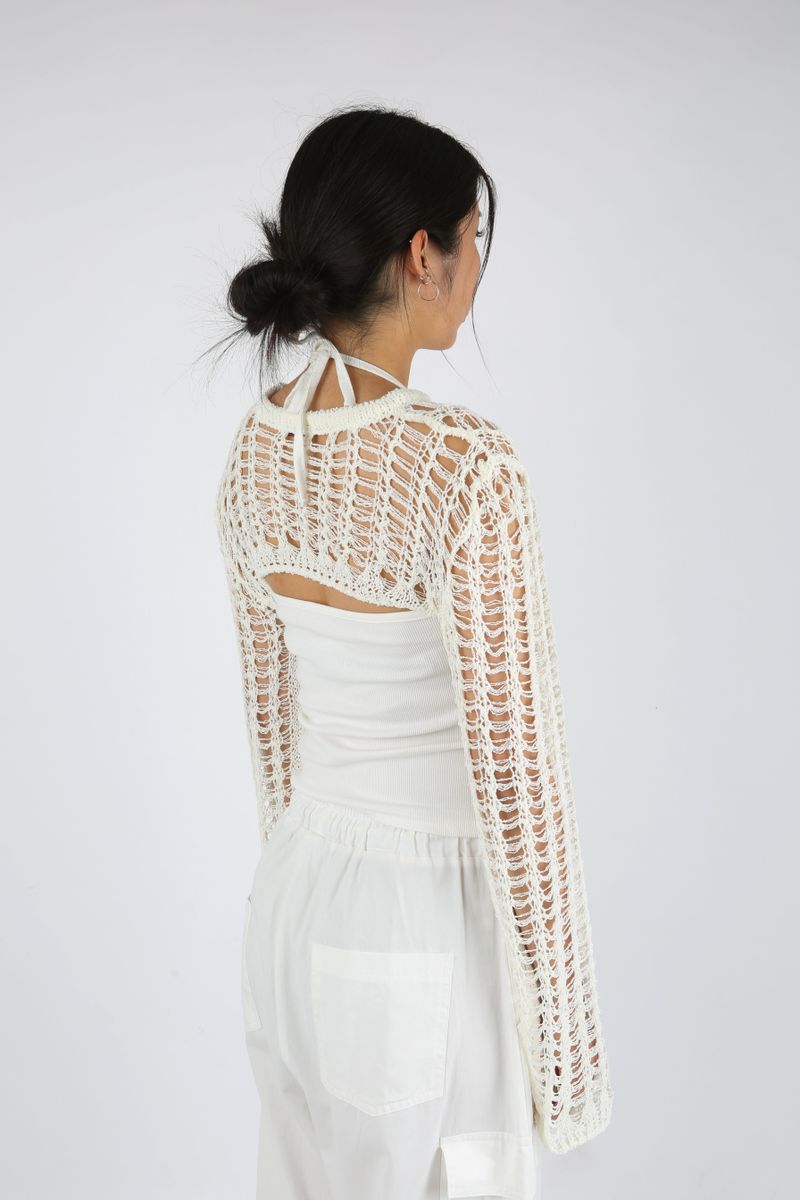TOOSALTY(トゥーソルティー)の「NET SUMMER KNIT BOLERO()」