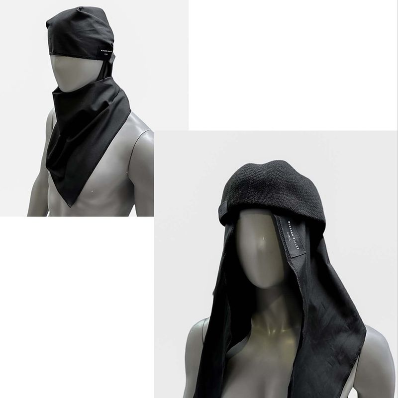 Label multi-wide shimag scarf
